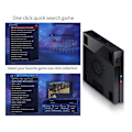 Pikkukuva 3 / 5: X6S TV Videopelikonsoli 4K Super Game Box 64G 9000+ peliä PSP/PS1/MAME:lle langattomilla 2 peliohjaimella EU-PISTOKE