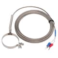 Termoelement Gänga Hög Känslighet Brett Mätområde 0?400C Multi Storlek Temperaturregulator Sond för Industri 4 Meter