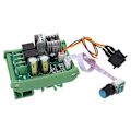 Miniatyrbild 1 av 5: Hög Effekt Motorstyrningsmodul PWM DC Motorvarvtalsregulator DIN-skenfäste DC12?55V