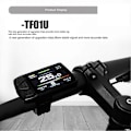Miniatyrbilde 4 av 5: Ebike Display for KT TF01U 24V 36V 48V Intelligent Fargerik LCD Måler Vanntett Kobling Elektrisk Sykkel Måler