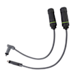 Pikkukuva 1 / 5: 2 KPL SPX-liitin RJ45-adapteriin 1200 Mbps IP68 Vedenpitävä Ethernet-kaapelin liitin Dishy- ja reititin-satelliitille