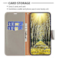 Miniatyrbillede 3 af 5: Til Xiaomi Redmi Note 13 Pro 5G Telefon Cover Ensfarvet PU Læder Stand View Cover Litchi Tekstur Grey