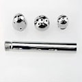 Miniatyrbillede 3 af 5: Anal Brusehoved, Aluminium Bidet Brusehoved til Vask af Private Dele med 3 Rengøringshoveder