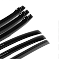 Miniatyrbilde 3 av 4: Gloss Sort Frontfanger Luftkanaler Inntaksgrill List Erstatning For Range Rover L405 Facelift 2018 til 2022