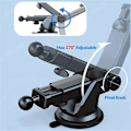 Miniatyrbilde 5 av 5: 5 stk. Bil Teleskopisk Lang Arm Stativ Kule Sugekopp Base Telefonholder for OBDPEAK T20 og T30 Bil DVR Kamera