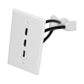 Miniatyrbild 3 av 5: 3 Portar 4K Väggplatta ABS Multiport Slitstark Tålig Åtsittande Videoväggpanel