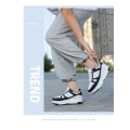 Miniatyrbild 3 av 8: Rullskridskoskor Barn Sneakers med Hjul Barn Rullskridskor Mode Utomhussportskor Flickor Pojkar white black 31