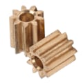 Miniatyrbilde 5 av 5: 2 stk. Motor Pinjonggir Messing Erstatning for Duplo Intelli Lok Modul 0.5 9 Tenner