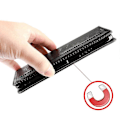 Miniatyrbild 4 av 5: För Oppo K12x 5G/ OnePlus Nord CE 4 Lite 5G Ställfodral Magnetisk Stängning Läder Telefonskal Black