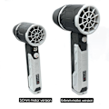 Pikkukuva 2 / 5: Turbo Jet -puhallin, tehokas autonpuhallin, 64 mm harjaton moottori, 8000 mAh, työntövoima 1000 G, teollinen kanavapuhallin, autonpuhdistin, musta-violetti