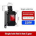 Miniatyrbillede 2 af 5: 220V Båd Rocker Switch IP68 Vandtæt 30A Høj Strøm med LED Lys Tænd/Sluk Knap