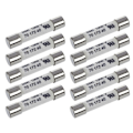 Miniatyrbillede 1 af 5: 1000V 500MA 10 stk. 6,3X32mm Multifunktionel Praktisk Bærbar Hvid Keramisk Sikring til Multimeter