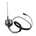 Miniatyrbillede 4 af 5: Til 2-Pin Radio Håndholdt Højttaler Dobbelt PTT Mikrofon med Dobbelt Bånd SMA-Hun Antenne til