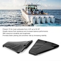 Miniatyrbilde 3 av 5: Par Små Hydrofoil Båt Motor Stabilisator Motor Komponenter for 4?50HK Utenbordsmotor med Bolt Mutter