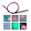 Miniatyrbilde 4 av 5: Sett med 120 ferdigkablede #0805 SMD LED-lys Mikrosett Ferdigloddede LED-lamper