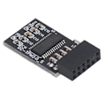 Miniatyrbild 5 av 5: TPM 2.0 Modul LPC SPI 12Pin Fjärrkorts Krypteringssäkerhetskort Tillbehör för GIGABYTE