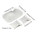 Miniatyrbilde 4 av 5: For TT01 Rustfritt Stål Chassis Armor Front Bak Beskyttelse Anti-Skli Plate for 1/10 RC Bil
