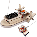 Miniatyrbild 1 av 5: Trä Segelbåt Skepp Kit, Harvey Seglingsmodell Studenter Gör-det-själv Paddelhjul Skepp Monteringsmodell Fjärrkontroll Pedagogisk Leksak Material Kit Barn Utbildning