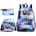 Miniatyrbild 3 av 5: Guardians Of The Galaxy 3-pack Ryggsäckar Cartoon Barn Pojkar Flickor Skolväska Lättvikts Studenter Vattentät Kapacitet Mochilas style 3