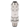 Miniatyrbillede 5 af 5: M12 8-benet sensorstik lige han luftfartskabel stik adapter terminal fittings til bil autocamper båd