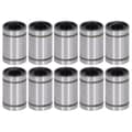 10 stk. lineær bevægelsesleje cylinder optiske akser skyder testramme reservedel ID 6 mm OD 12 mm LM6UU