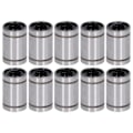 Miniatyrbillede 1 af 5: 10 stk. lineær bevægelsesleje cylinder optiske akser skyder testramme reservedel ID 6 mm OD 12 mm LM6UU
