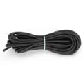 7mm 10m / 32.8ft Rund Elastisk Klädrep med Stark Elasticitet för Kläder DIY Svart