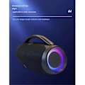 Miniatyrbilde 4 av 5: Bluetooth Høyttaler Utendørs Bærbar Vanntett RGB Fargelys Trådløs Subwoofer 360 Stereo Surround TWS Høyttaler