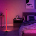 Miniatyrbilde 4 av 5: RGB Gulvlampe Fargeskiftende LED Hjørnegulvlampe Musikk Synkronisering 1000 Dimbar Moduser Gulvlampe med Fjernkontroll for Rom Bar