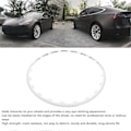 Miniatyrbilde 5 av 5: 4 stk. Felgbeskyttelsesring Stilfull Slitesterk Felgkantbeskyttelsesring for 19-tommers Hjul Erstatning for Tesla Model Y Hvit
