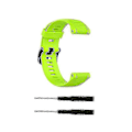 Pikkukuva 1 / 5: 22 mm:n korvaava kellon ranneke, yhteensopiva Garmin Forerunner 945 935 Fenix 6 Quatix 5 s202412121116 kanssa Lime
