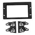 Miniatyrbilde 1 av 5: 2 Din Bilradio Ramme Stereo Dashbord Ramme Ombyggingspanel Deksel Trim Kit for SAAB 9-5 2005-2011