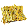Miniatyrbillede 1 af 5: 760 stk. Bagepose Twist Ties Pakkesnor Dessert Opbevaringspose Emballagestrop Golden