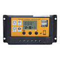 Miniatyrbillede 1 af 5: Solar Charge Controller Justerbar Fotovoltaisk Smart Strømgenereringsregulator 12V 24V 10A Gul