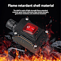 Miniatyrbillede 4 af 5: 220V Båd Rocker Switch IP68 Vandtæt 30A Høj Strøm med LED Lys Tænd/Sluk Knap