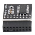Miniatyrbild 5 av 5: TPM2.0 Säkerhetsmodul 18pin för ASROCK Moderkort LPC-kort för WIN11 Uppgraderingstest Svart