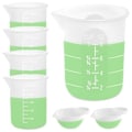 Miniatyrbilde 1 av 5: 7 stk. Silikon Målebeger Sett, 1 stk. 250ml Silikonbeger, 4 stk. 100ml Non-Stick Blandebeger, 2 stk. 10ml Silikonformbeger