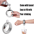 Miniatyrbillede 3 af 5: Armbåndsflaske Armbåndsflasker Kreativt Rustfrit Stål Og Lommelærke diamond-encrustedcolor