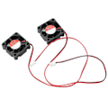 Miniatyrbillede 5 af 5: 2 stk. 3D Printer Blæser Lav Støj Køleblæser Passer til Ender?3 Reservedel 30x30x10mm DC12V