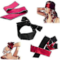 Miniatyrbillede 1 af 3: Sexet Øjenbind, satin Søvnmaske, satin Maske Søvn Øjenbind, Søvn Øjenbind Til Voksne Par Forelsket 150x7.5cm