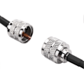 Pikkukuva 4 / 5: 15M UHF Koaksiaalikaapeli RG58 Koaksiaalikaapeli PL259 Kaapeli 50 Ohmia CB Radioantennikaapeli UHF Uros - UHF Uros Alhainen Häviö UHF