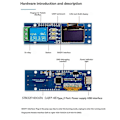 Miniatyrbild 5 av 5: ZW101 Fingeravtryck Enkanaligt Relämodul Kapacitiv Halvledare OLED-Display STM32 Stöd för Sekundär Utveckling