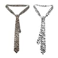 2-pack Herr Slipsar med Djurmönster Cool Cheetah Leopard Zebra Slips-Bra