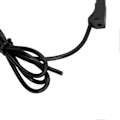 Miniatyrbilde 3 av 5: Banan Testledning 4mm Messingdeler PE Skall 32A 1000V Sett Kit for Elektrisk Testing Svart