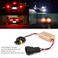 Miniatyrbilde 4 av 5: LF-300B Flash Strobe Kontrollerboks Kontinuerlig Blinkende 9005 9006 9012 for LED Hovedlys Tåkelys Lite Lys