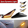 Miniatyrbillede 1 af 5: Flydende Side Blinklys LED Dynamisk Side Markør Blinklys Indikator Lampe Til Ford Mondeo 3 Mk3 Focus 1 Mk1 2pcs Dynamic