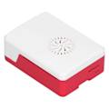 Pikkukuva 2 / 5: Kotelo Raspberry Pi 4B ABS-kuorelle, jäähdytyselementti, yksinkertainen irrotettava yläkansi, suojaava kotelo, yläosa valkoinen, alaosa punainen