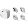 Miniatyrbillede 1 af 5: P12 Etiketmaskine Bluetooth Etiketprinter Understøtter Flere Materialeetiketter, med 4 Pakker Hvid Etikettape