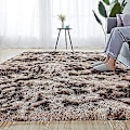Miniatyrbild 1 av 5: Tflycq Mjuk Modern Inomhus Shaggy 4x6.6 Matta för Sovrum Vardagsrum Sovsal Barnrum Hem Dekorativ, Halksäker Plysch Fluffig Päls Area Mattor Bekväm Nurs 1.3 * 2 Ft.