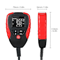 Miniatyrbillede 3 af 5: AE310 Bilbatteri Belastningstester Digital 12V LCD Display Køretøjsanalysator Diagnostisk Værktøj